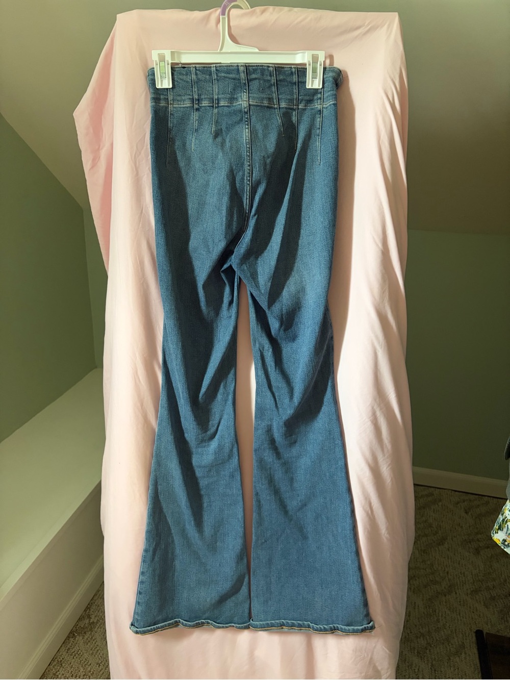 We The Free High-Waist Blue Flare Women's Jeans size 27 - Picture 3 of 8